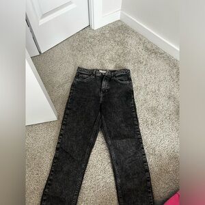 Topshop black jeans skinny 26w medium rise 0